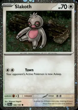 Slakoth (Cosmos Holo) Holo Common Miscellaneous Cards & Products 160/193 NM - Image 1