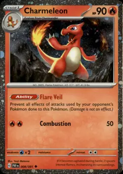 Charmeleon - (Cosmos Holo) Uncommon Miscellaneous Cards & Products 008/091 NM - Image 1