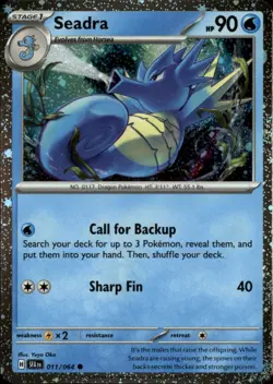 Seadra - (Cosmos Holo) Holo Promo Miscellaneous Cards & Products 011/064 NM - Image 1