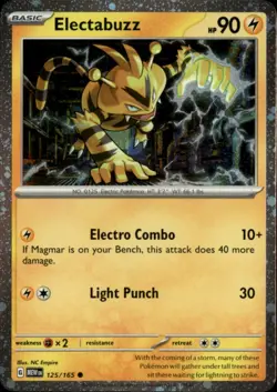Electabuzz - (Cosmos Holo) Holo Promo Miscellaneous Cards & Products 125/165 NM - Image 1