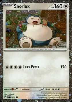 Snorlax - Holo Promo SV: Scarlet & Violet Promo Cards 122 NM - Image 1