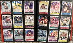 One Piece CCG Binder Collection (English) - 207 Total Cards NM/Mint + Binder - Image 4