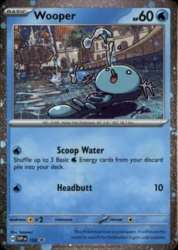 Wooper - Holo Promo SV: Scarlet & Violet Promo Cards 155 NM - Image 1