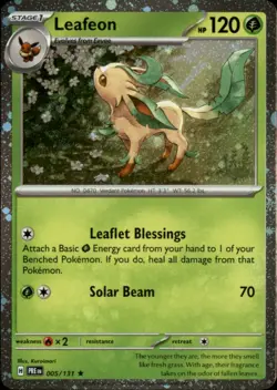 Leafeon - (Cosmos Holo) Holo Rare Miscellaneous Cards & Products 005/131 NM - Image 1