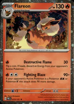 Flareon - (Cosmos Holo) Holo Rare Miscellaneous Cards & Products 013/131 NM - Image 1