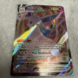 Espeon VMAX 065/203 Ultra Rare Full Art Holo Pokemon Card Evolving Skies - Image 1