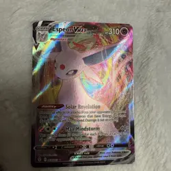 Espeon VMAX 065/203 Ultra Rare Full Art Holo Pokemon Card Evolving Skies - Image 2
