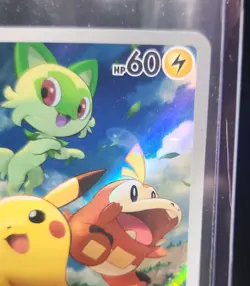 Pokemon Pikachu 027 SVP Black Star Promos Full Art Promo Holo Card - Image 5