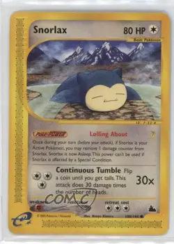Snorlax Pokemon e-Card Series Skyridge #100 2003 - Image 1