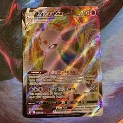 Espeon VMAX 065/203 Ultra Rare Full Art Holo Pokemon Card Evolving Skies - Image 1