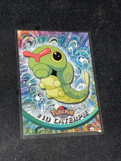 Caterpie - Topps TV Animation Edition #10 - 1999 Vintage Pokemon Card - NM - Image 1