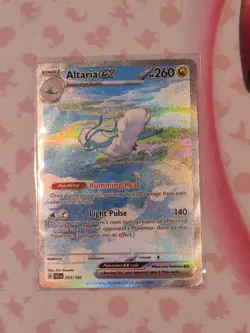 Pokemon TCG Altaria EX Card 253/182 Sir Paradox Rift - Image 1