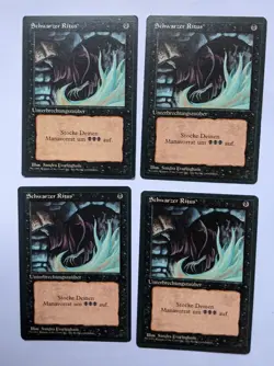 Magic MTG 4x Dark Ritual FBB German Foreign Black Border 93 www_MoxBeta_com - Image 3