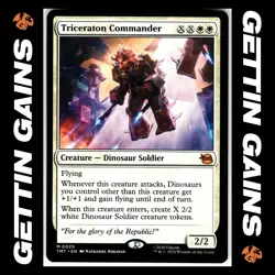 Triceraton Commander - 0025 - M - Non-Foil - TMNT - MTG - NM/M - Image 1