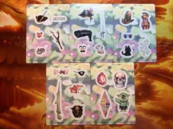 MTG 5 x Sticker Sheet Secret Lair Drop: Pick ‘em & Stick ‘em!! - Image 1