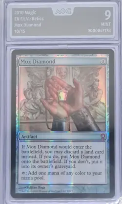 Mox Diamond From the Vault: Relics Magic Karte MTG englisch (Diamantmox) 10/15 - Image 1