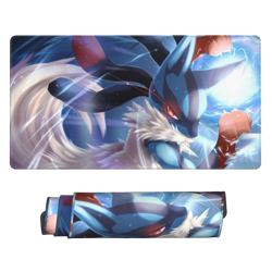 Lucario - Board Card Game Pokemon Playmat Game Mousepad Play Mat of TCG 2083 - Image 1