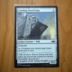 Crashing Drawbridge - N/M - Tarkir Dragonstorm - MTG Magic The Gathering Card - Image 1