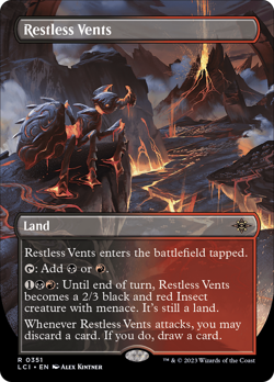 Restless Vents (Borderless) The Lost Caverns of Ixalan NM Rare CARD ABUGames - Image 1