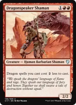 1x DRAGONSPEAKER SHAMAN - Scourge/Commander - MTG - Magic the Gathering - Image 1