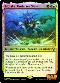 Morska, Undersea Sleuth (Foil)(EX/NM) Draw Commander MTG Discount:5+ Magic Cards - Image 1