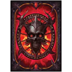 Book of the Dead [Red] - MTG Size - 100 Textured Matte Card Sleeves - Image 1