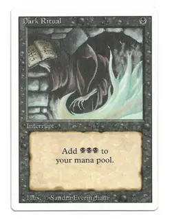 Dark Ritual (LP/Played) Mana Ramp MTG Discount: 5+ Magic Singles - Image 2