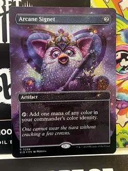 MTG | Arcane Signet 🎊Confetti FOIL✨ [Secret Lair Furbies] - Image 1