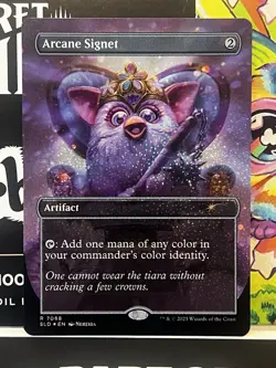 MTG | Arcane Signet 🎊Confetti FOIL✨ [Secret Lair Furbies] - Image 2