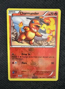 Charmander 17/113 Reverse Holo Pokemon BW Legendary Treasures NM 2013 TCG - Image 1