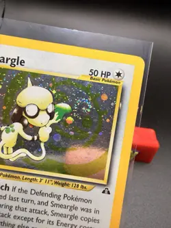 Pokemon TCG Smeargle Neo Discovery Holo 11/75 LP+ SWIRL - Image 2