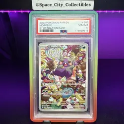 Pokemon TCG Morpeko 206/182 Paradox Rift 2023 Scarlet & Violet PSA 10 - Image 1
