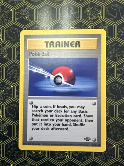 Pokemon Jungle Set Unlimited - Common - Poke Ball 64/64 - Trainer - D31 - Image 1