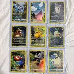 Pokemon TCG Crown Zenith Galarian Gallery Full Art Set of 9 GG26 - GG34 - Image 1