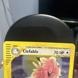 Pokemon Expedition # 7/165 Holo Clefable (E Reader) **not played** - Image 2