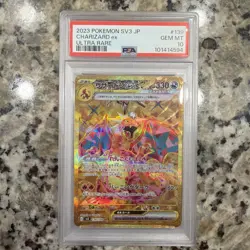 Charizard ex Pokemon 2023 sv3 Black Flame UR Ultra Rare Japanese 139/108 PSA 10 - Image 1