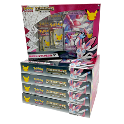 Lot of (5) Pokemon Celebrations Collection Dark Sylveon V Sealed - Image 1