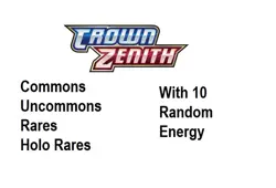 Pokemon Crown Zenith COMPLETE Set C/U/R/ HR - Image 1