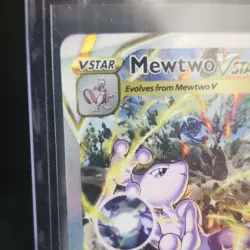 Pokemon Mewtwo VSTAR GG44/GG70 Crown Zenith Galarian Gallery Full Art Holo - Image 3