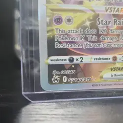 Pokemon Mewtwo VSTAR GG44/GG70 Crown Zenith Galarian Gallery Full Art Holo - Image 4