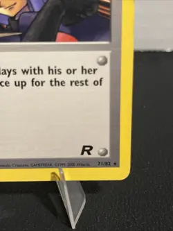 Pokemon TCG Trainer Team Rocket Here Comes Team Rocket! # 71/82 Rare Wizards OTC - Image 2