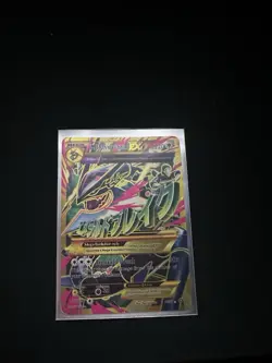 Pokemon M Rayquaza EX Full Art Holo Ultra Rare 98/98 XY Ancient Origins - Image 3