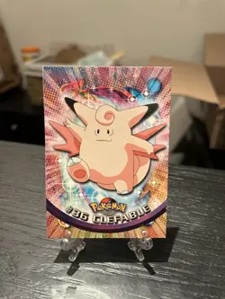 Clefable #36 1999 Topps Pokemon TV Animation Edition Series 1 Blue Logo LP - Image 1