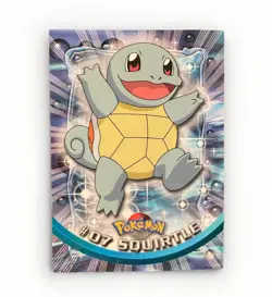 [LP] Topps 1999 Squirtle #7 Pokemon TV Animation Edition Series 1 (Black Label) - Image 1