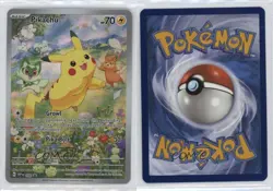 Pikachu (Paldea Adventure Chest) Holo Pokemon Scarlet & Violet Black Star Promo - Image 3
