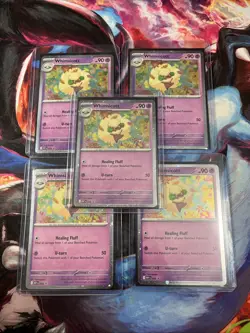 Whimsicott 019 - 5 Promo Cosmos Holo - Phantasmal Flames NM Pokemon TCG - Image 1