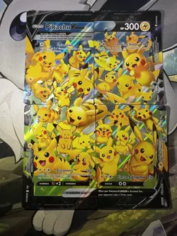 Pokemon TCG Pikachu V-Union SWSH 139/140/141/142 Black Star Promo, Full set of 4 - Image 1
