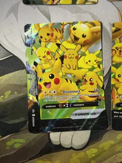 Pokemon TCG Pikachu V-Union SWSH 139/140/141/142 Black Star Promo, Full set of 4 - Image 4