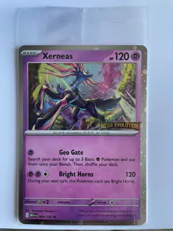 Xerneas (Mega Evolution Stamped) 064/132 Pokemon TCG Holo SEALED - Image 1