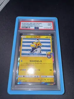 2018 POKEMON JPN SM PROMO POKEMON CENTER YOKOHAMA #283 YOKOHAMA'S PIKACHU PSA 9 - Image 3